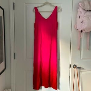 SMALL Tribal Femme Hot Pink/Red Gradient Dress LIKE NEW